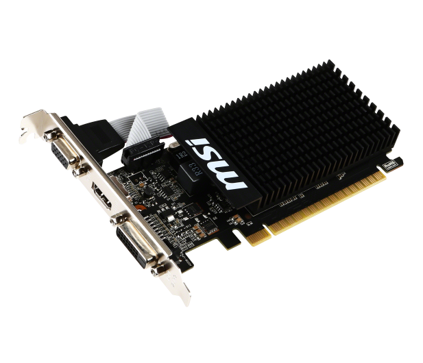 MSI GeForce GT 710 Low Profile 1GB DDR3 - 285437 - zdjęcie 2